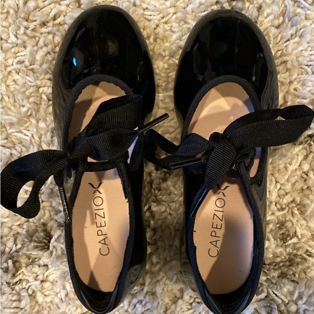 Capezio tap shoes, toddler size 11.5W
